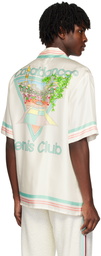 Casablanca White 'Tennis Club' Icon Shirt