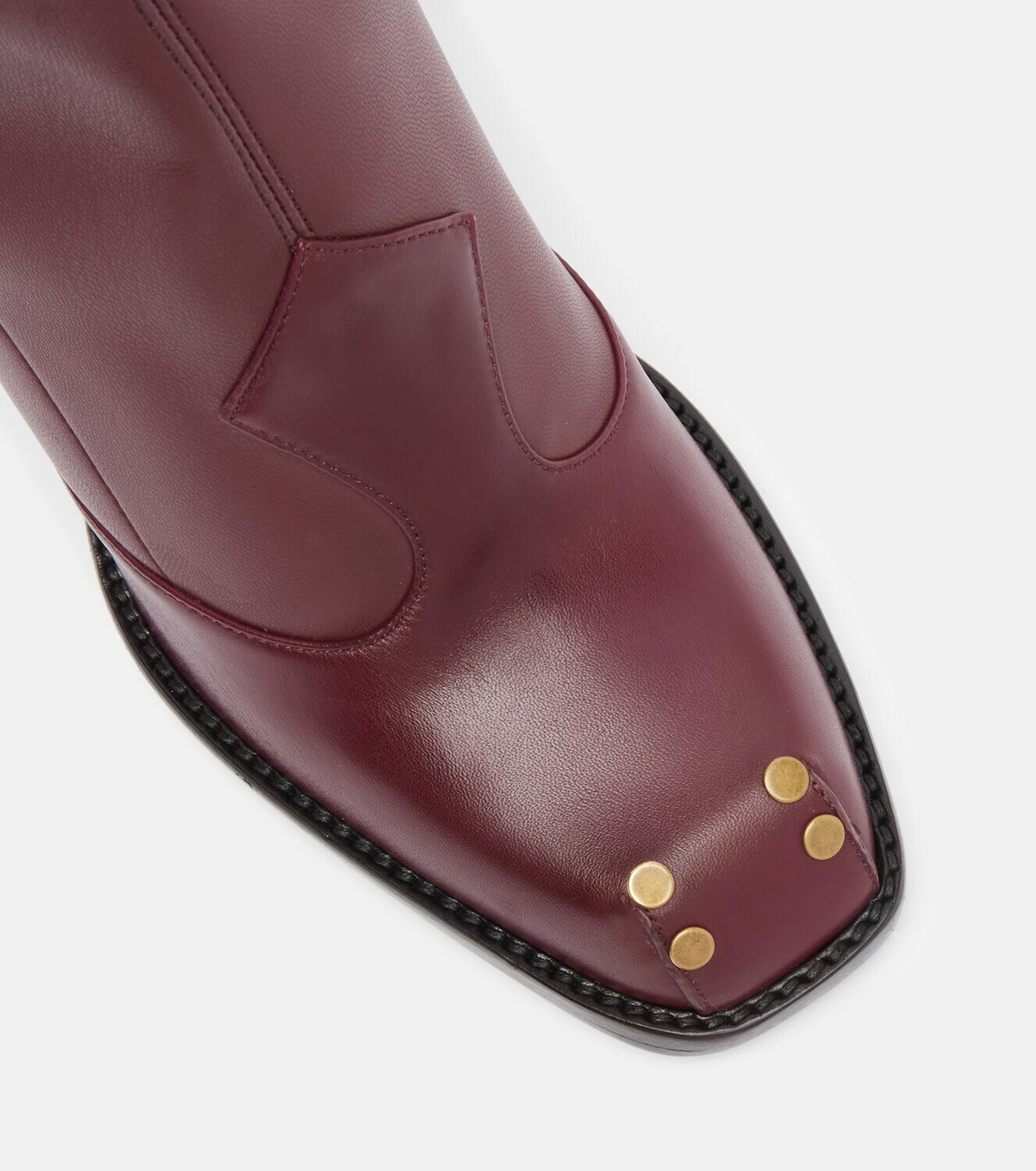 Etro Studded leather knee-high boots