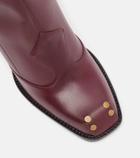 Etro Studded leather knee-high boots