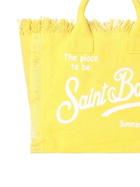 MC2 Saint Barth Yellow Cotton Canvas Colette Handbag