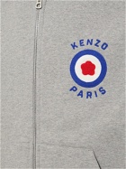 KENZO PARIS - Target Embroidered Cotton Hoodie