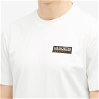 Napapijri Men's Iaato Logo T-Shirt in Whisper White