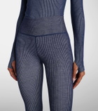 Cordova Stowe wool-blend ski leggings