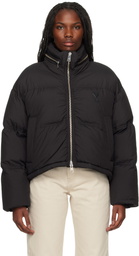 AMI Paris Black Ami de Coeur Down Jacket