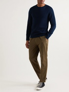 Officine Generale - Wool and Cashmere-Blend Sweater - Blue