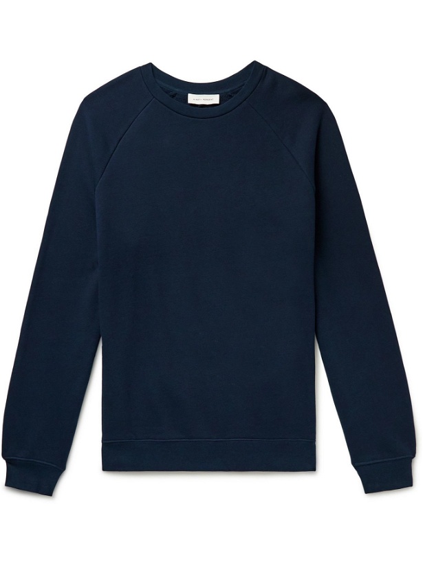 Photo: Ninety Percent - Organic Cotton-Jersey Sweatshirt - Blue