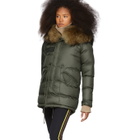 Mr and Mrs Italy Green Down London Parka
