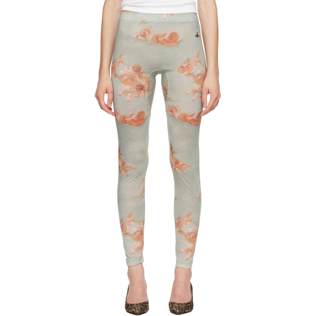 Vivienne Westwood Green Jersey Leggings