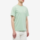 Maison Kitsuné Men's Tonal Fox Head Patch Regular T-Shirt in Mint