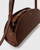A.P.C. DEMI-LUNE SHOULDER HANDBAG Brown Women