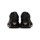 Alexander McQueen Black Glitter Oversized Sneakers