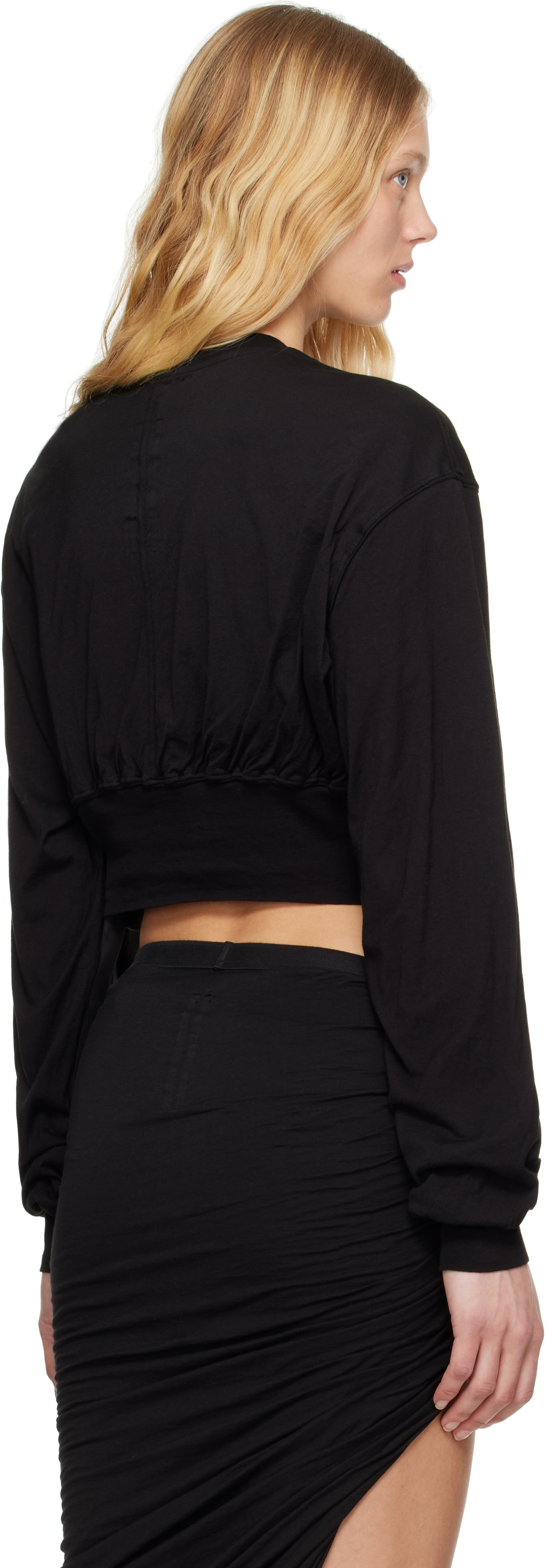 Rick Owens DRKSHDW Black Hollywood Tatlin Sweatshirt