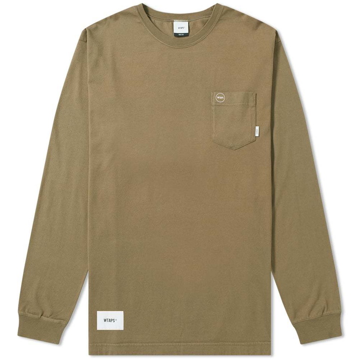 Photo: WTAPS Long Sleeve Blank 01 Tee Olive Drab