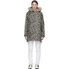 Wacko Maria Black and Brown Leopard Mods Jacket