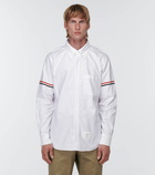 Thom Browne - Striped cotton Oxford shirt