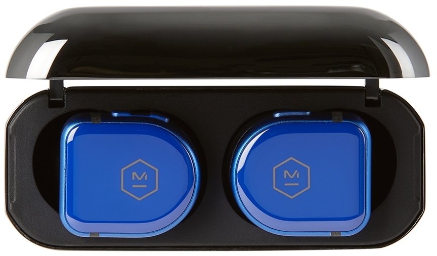 Master & Dynamic Blue MW08 Active Noise-Cancelling Earphones