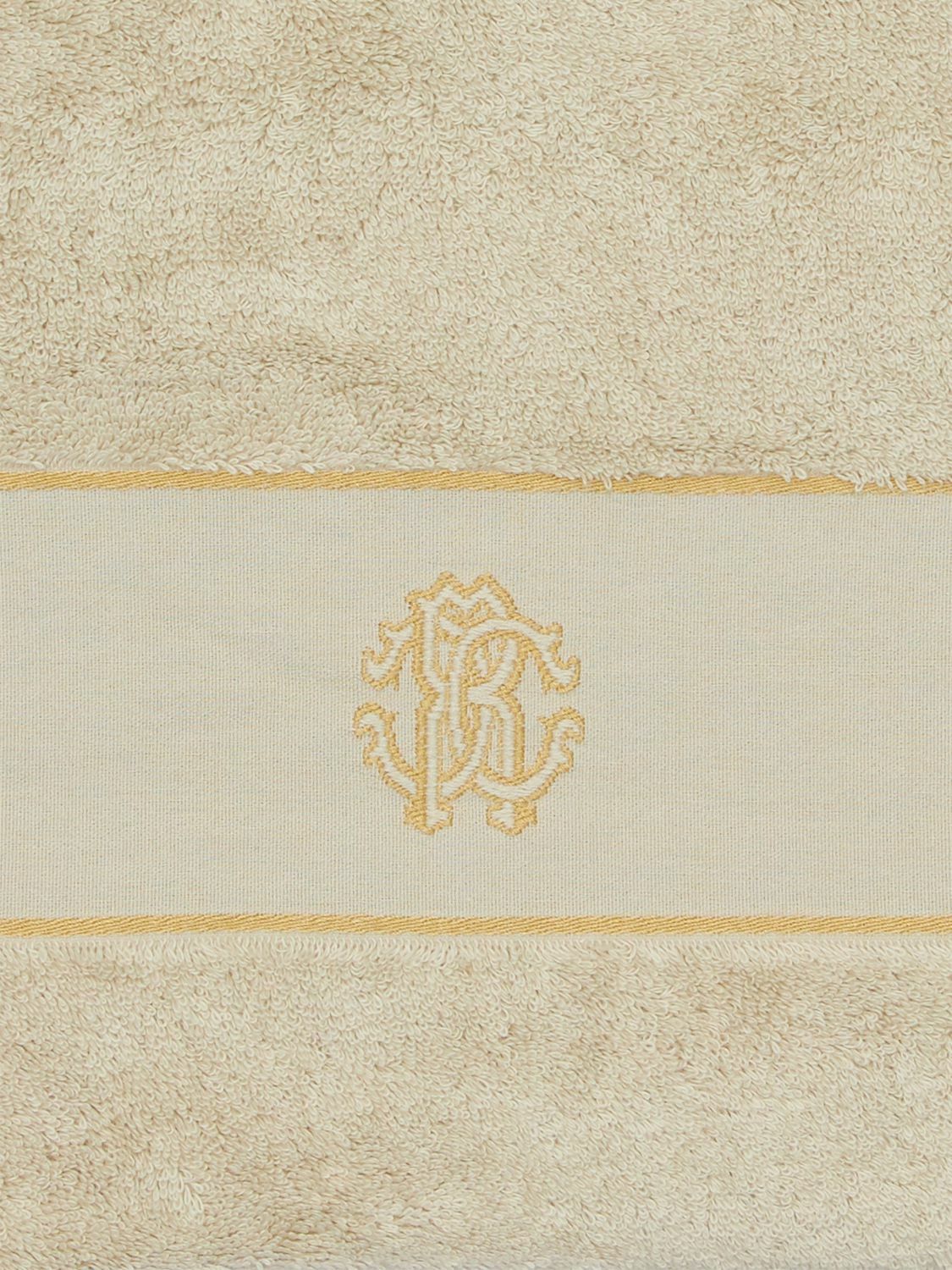ROBERTO CAVALLI Set Of 2 New Gold Towels