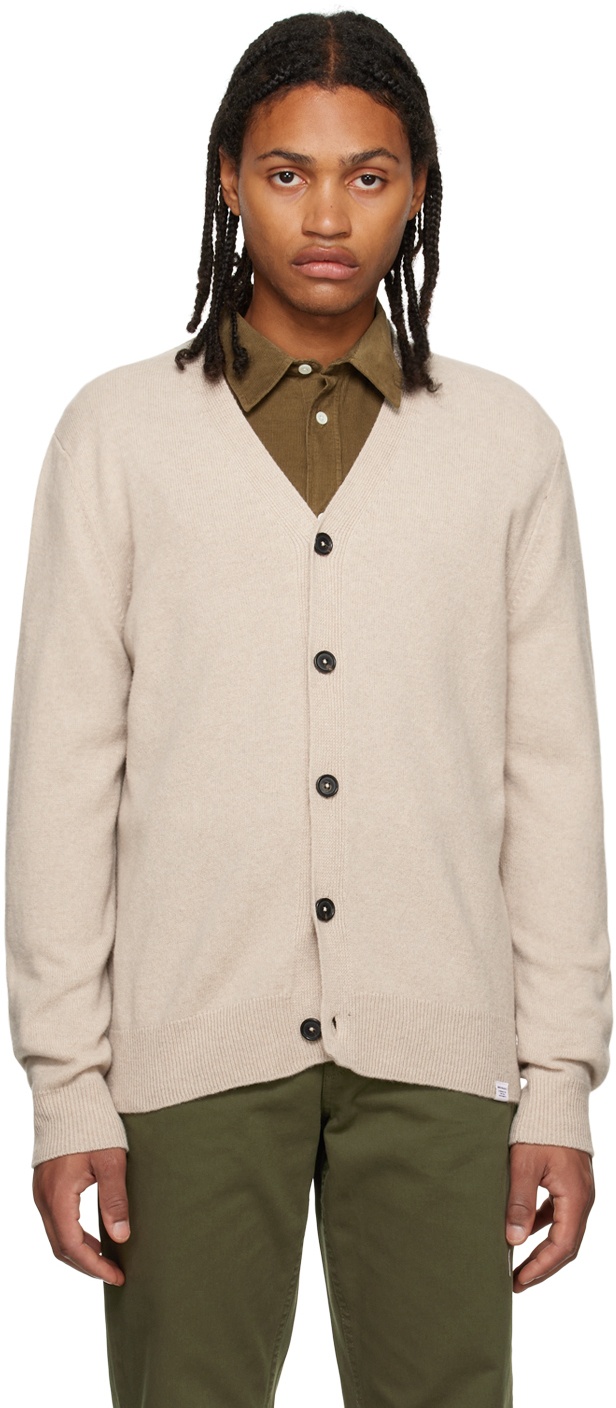 NORSE PROJECTS Beige Adam Cardigan Norse Projects