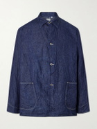 OrSlow - Linen Denim Jacket - Blue