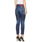 Dsquared2 Indigo Sprinkle Wash London Jeans