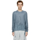 Saul Nash SSENSE Exclusive Blue See Me From Afar Illusion Long Sleeve T-Shirt