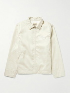 Gallery Dept. - Montecito Logo-Print Cotton-Twill Jacket - White