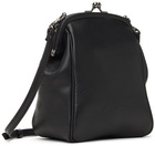 YOHJI YAMAMOTO Black Clasp Shoulder Bag