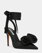 Steve Madden Rosie Heels in Black Satin