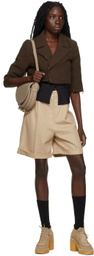 See by Chloé Taupe Mara Saddle Bag
