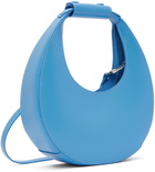 Staud Blue Mini Moon Bag
