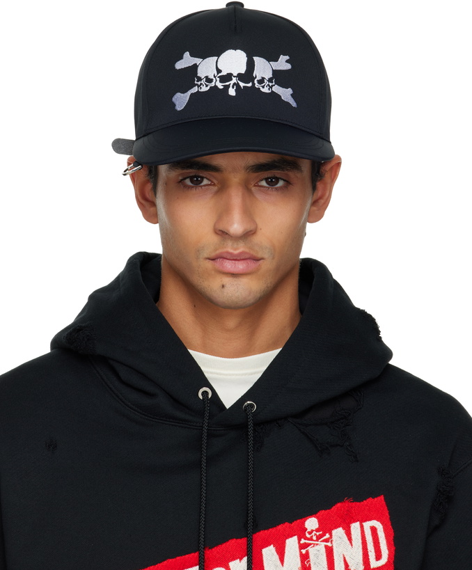Photo: mastermind JAPAN Black MJ Asura Skull Cap