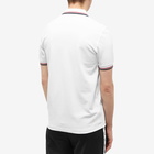 Fred Perry Authentic Men's Slim Fit Twin Tipped Polo Shirt in White/Red/Navy