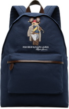 Polo Ralph Lauren Navy Polo Bear Canvas Backpack