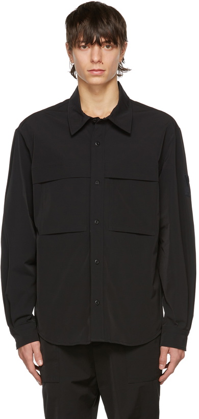 Photo: AMI Alexandre Mattiussi Black Patch Pockets Overshirt