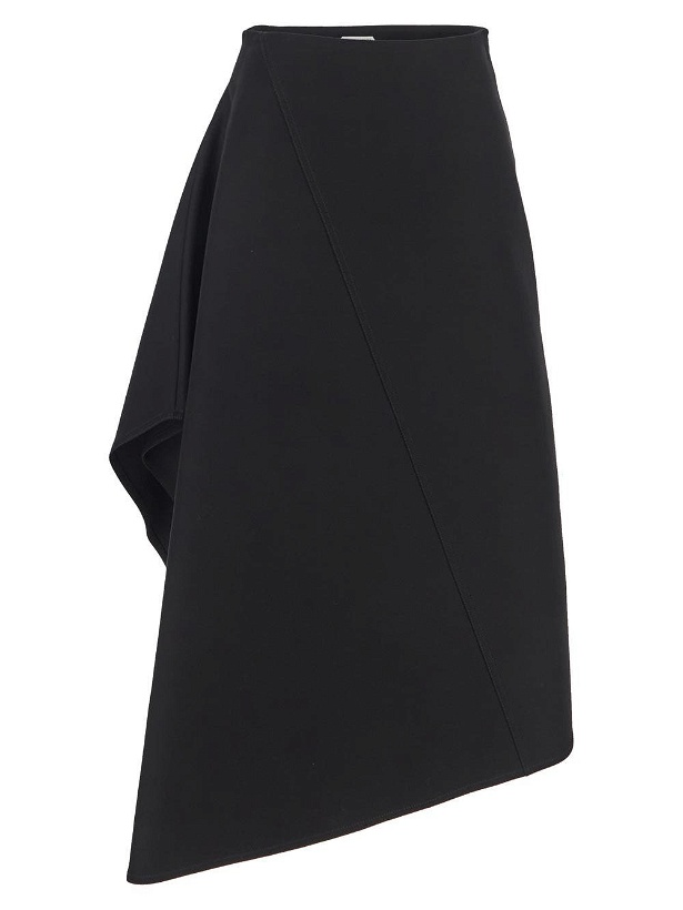 Photo: Bottega Veneta Asymmetric Midi Skirt