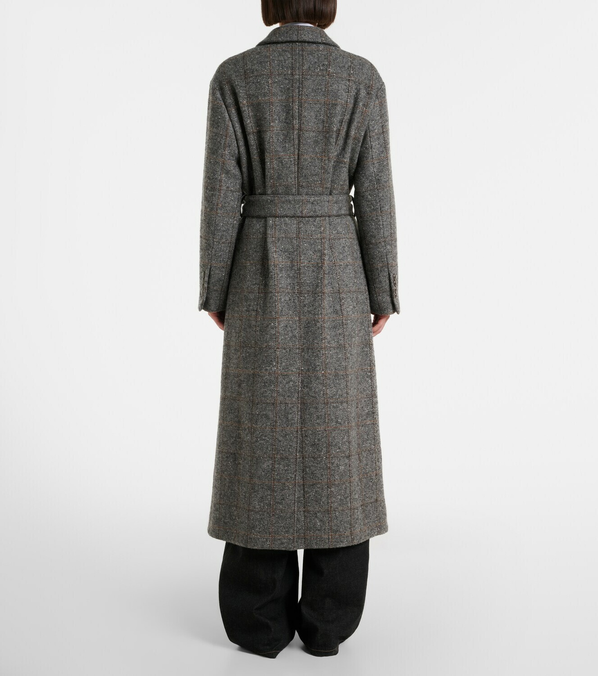 Brunello Cucinelli Double-breasted alpaca-blend coat