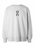 ON - Club Logo-Print Organic Cotton-Blend Jersey Sweatshirt - Gray