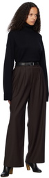 The Frankie Shop Black Toni Leather Belt