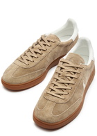 Polo Ralph Lauren Bedford Panelled Suede Sneakers Beige