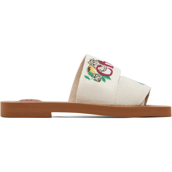 Photo: Chloé Beige Woody Mule Sandals