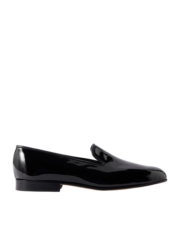 Photo: George Cleverley - Albert Patent-Leather Slippers - Black