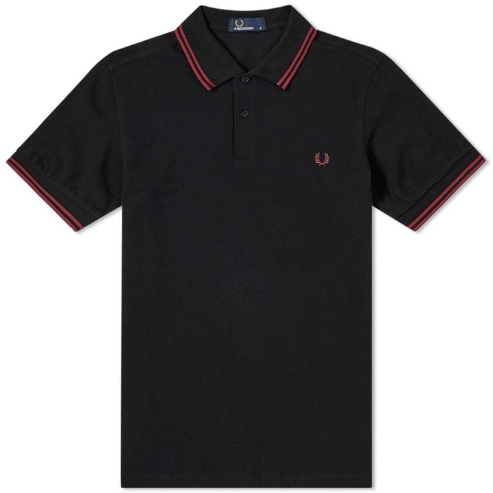 Photo: Fred Perry Slim Fit Twin Tipped Polo