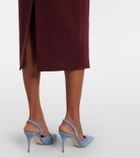 Emilia Wickstead Valletta wool crêpe midi dress