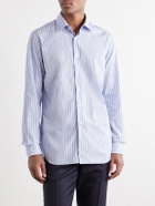 Slowear - Glanshirt Striped Cotton-Poplin Shirt - Blue