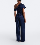 Simkhai Kyra high-rise satin wide-leg pants