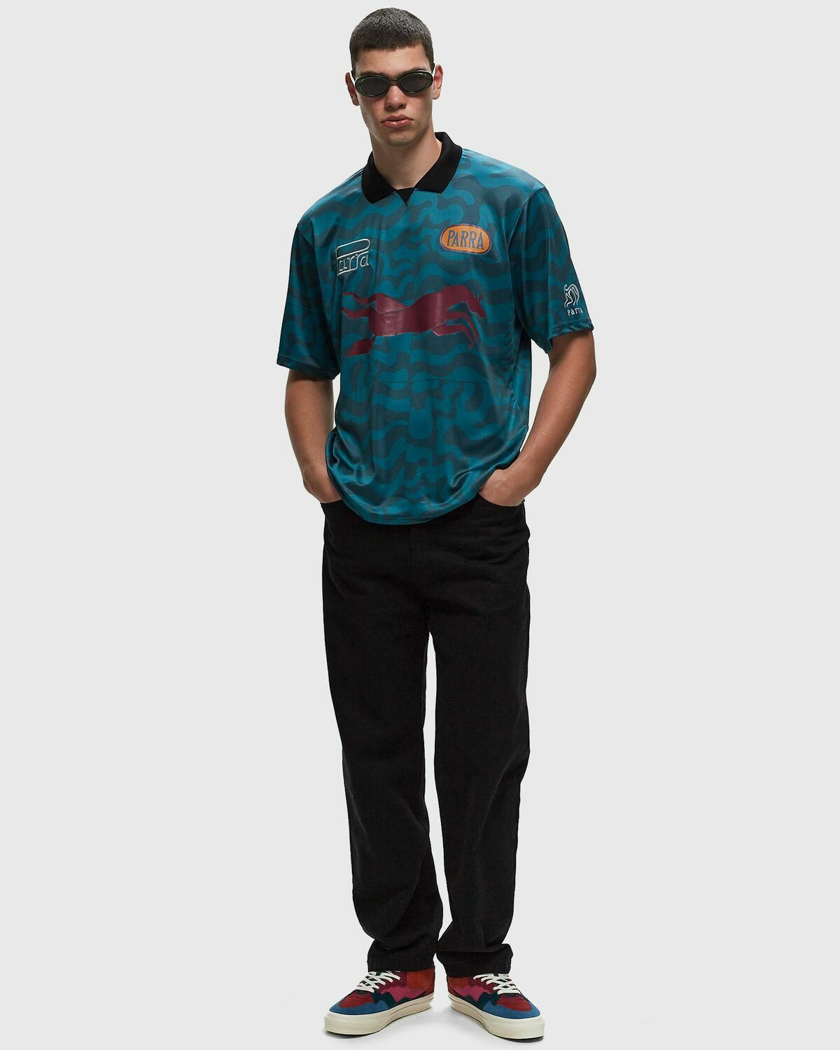 ウェア BELINDA ORIGINAL TRICOLORE POLO SHIRT Atlanta Braves Par 3 Polo – Antigua Apparel