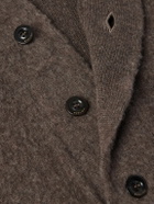 Boglioli - Brushed-Virgin Wool and Cashmere-Blend Cardigan - Brown