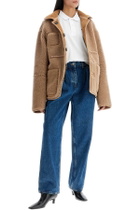 SAKS POTTS ada reversible shearling jacket Beige