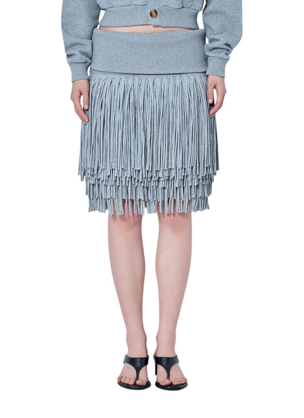 Photo: Abra Fringe Knit Skirt