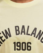 New Balance Essentials Varsity Oversized Tee Yellow - Womens - Shortsleeves